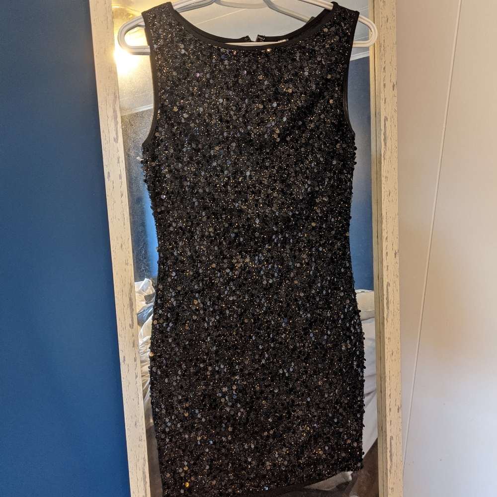 Black sparkly dress